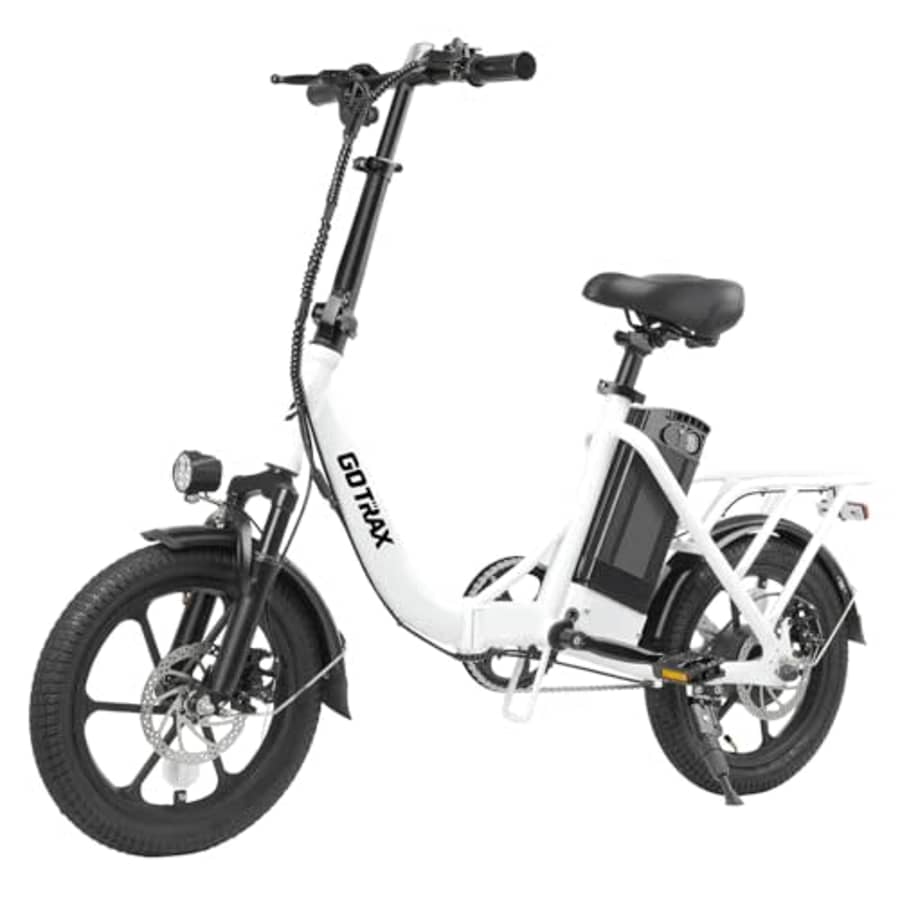 Gotrax NEPHELE 16" Folding Electric Bike, Max Range 25Miles(Pedal-assist) &15.5Mph Power by 350W for $450