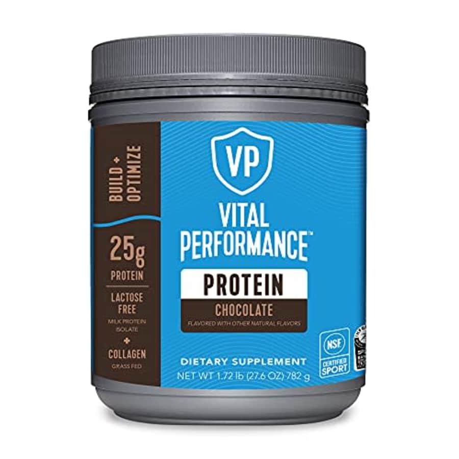 Vital Proteins Vital Performance Protein Powder, 25g Lactose-Free Milk Protein Isolate Powder, NSF for Sport for $30