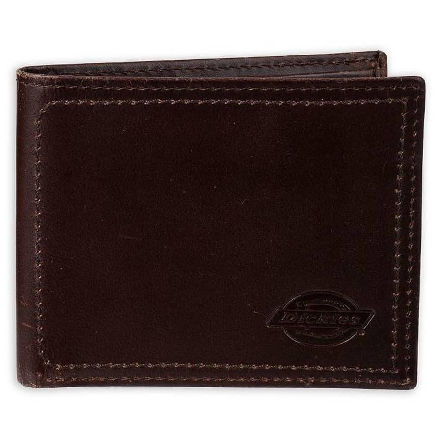 Dickies Men's Leather Slimfold Wallet for $15 Dickies Men's Leather Slimfold Wallet for $15