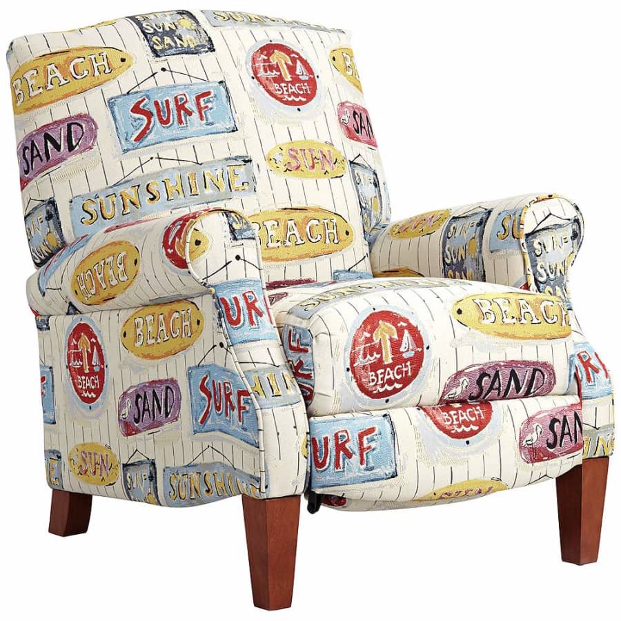 Teal Island Designs Sunshine Beach 3-Way Coastal Surf Style Recliner Chair for $460 Teal Island Designs Sunshine Beach 3-Way Coastal Surf Style Recliner Chair for $460