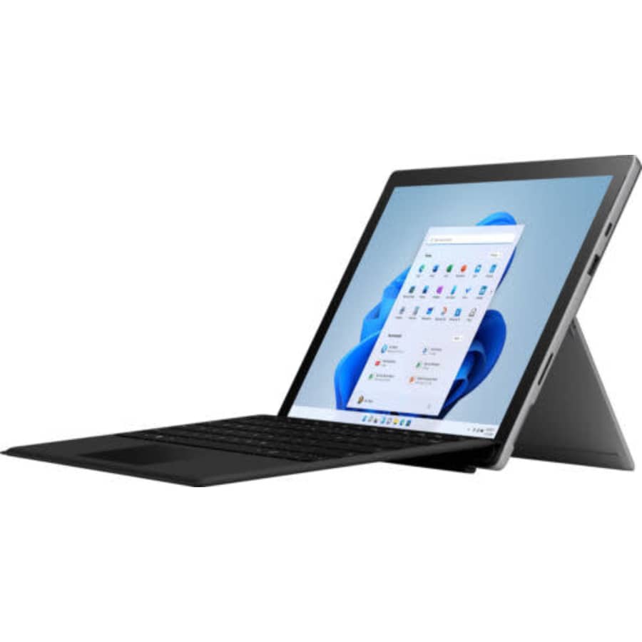 Microsoft Surface Pro 7+ 11th-Gen. i3 128GB 12.3" 2-in-1 Tablet w/ Type Cover for $900