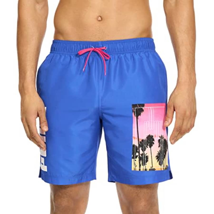 PUMA Men's Photoreal Volley Swim Board Short, Royal Sapphire, Small for $14