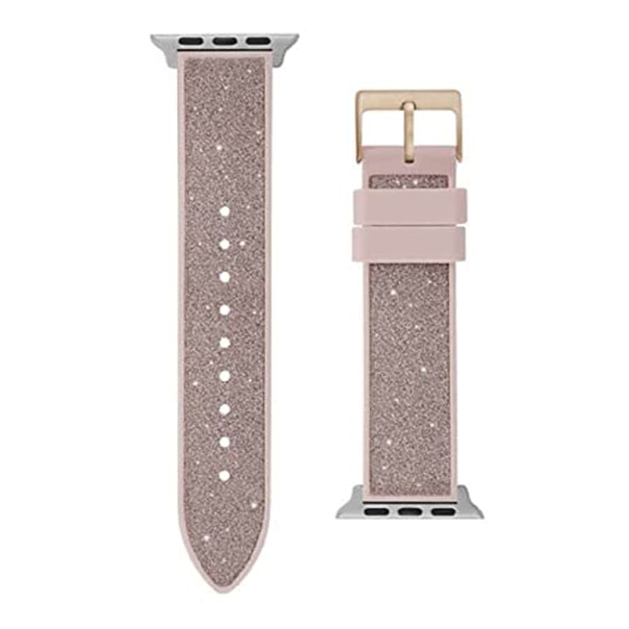 GUESS Ladies smartwatch band compatible with Apple watch (38MM-40MM) for $79 GUESS Ladies smartwatch band compatible with Apple watch (38MM-40MM) for $79