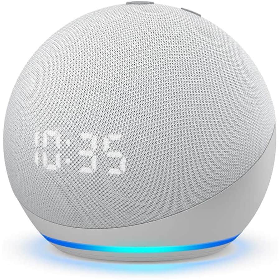 4th-Gen Amazon Echo Dot with Clock for $41