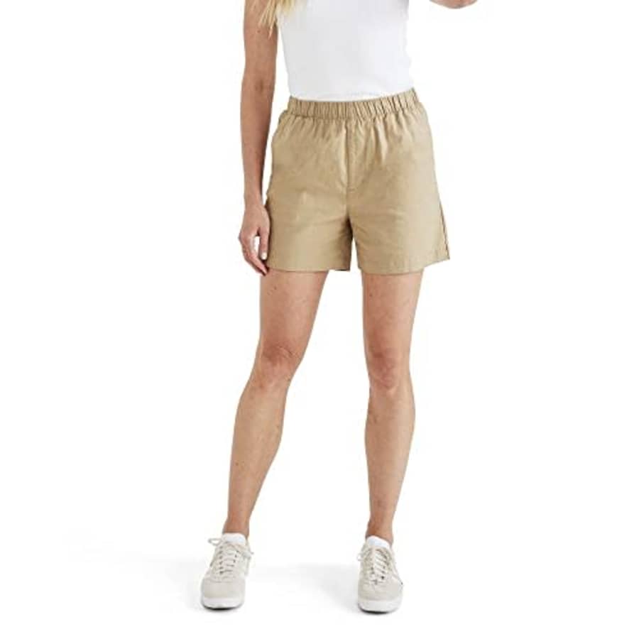 Dockers Women's Weekend Pull on Shorts, (New) Harvest Gold, X-Large for $26 Dockers Women's Weekend Pull on Shorts, (New) Harvest Gold, X-Large for $26