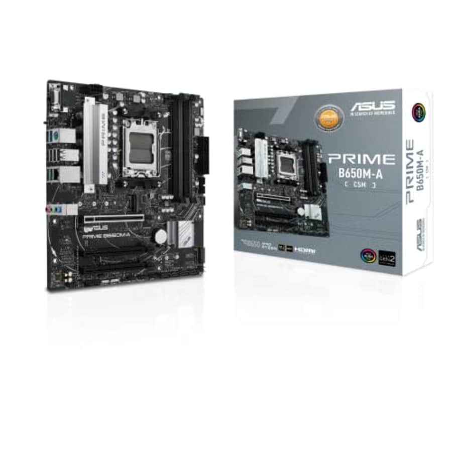 ASUS Prime B650M-A-CSM Micro-ATX Commercial Motherboard, DDR5, PCIe 5.0 M.2 Support for $174 ASUS Prime B650M-A-CSM Micro-ATX Commercial Motherboard, DDR5, PCIe 5.0 M.2 Support for $174