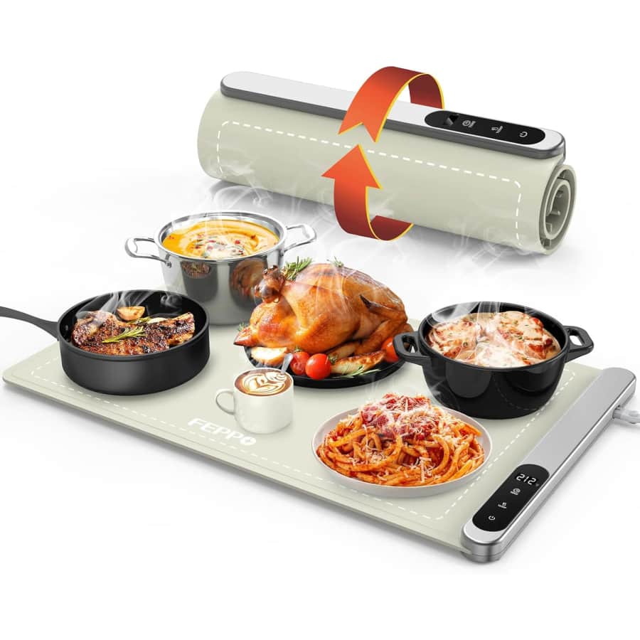 Feppo Food Warming Mat for $23 w/ Prime