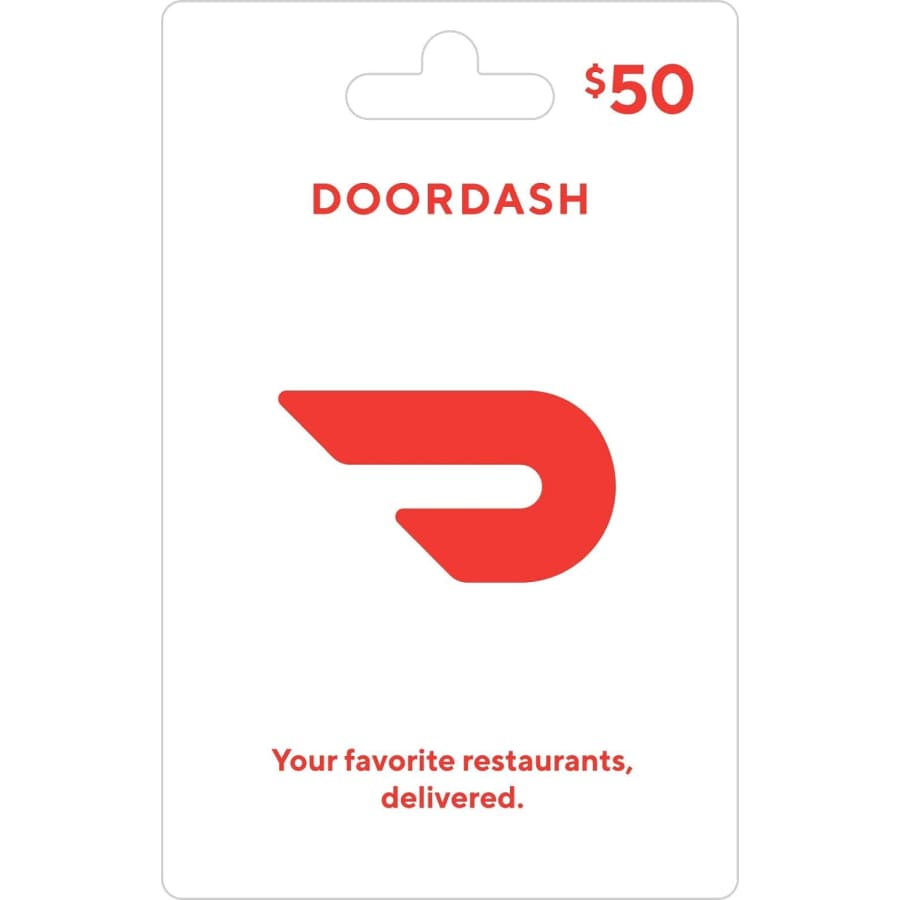 $50 DoorDash Gift Card: $40