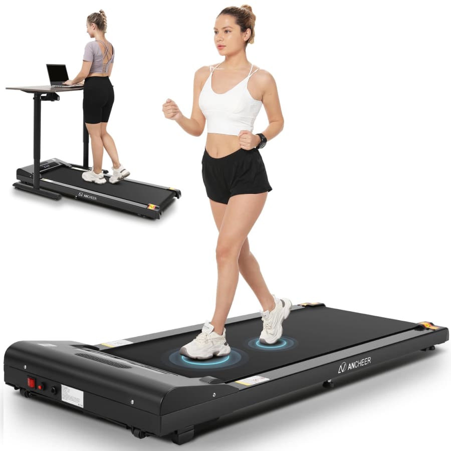 Ancheer Under Desk Treadmill for $170 Ancheer Under Desk Treadmill for $170