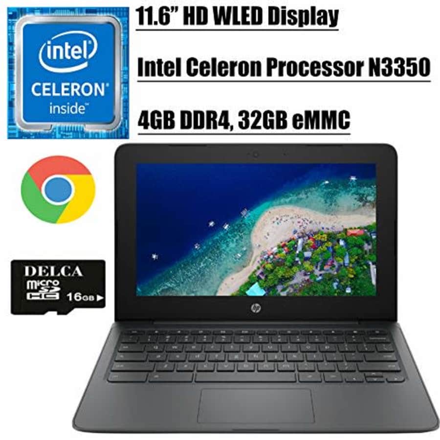 HP Chromebook 11 2020 Flagship Laptop Computer I 11.6" HD WLED Display I Intel Celeron Processor for $279