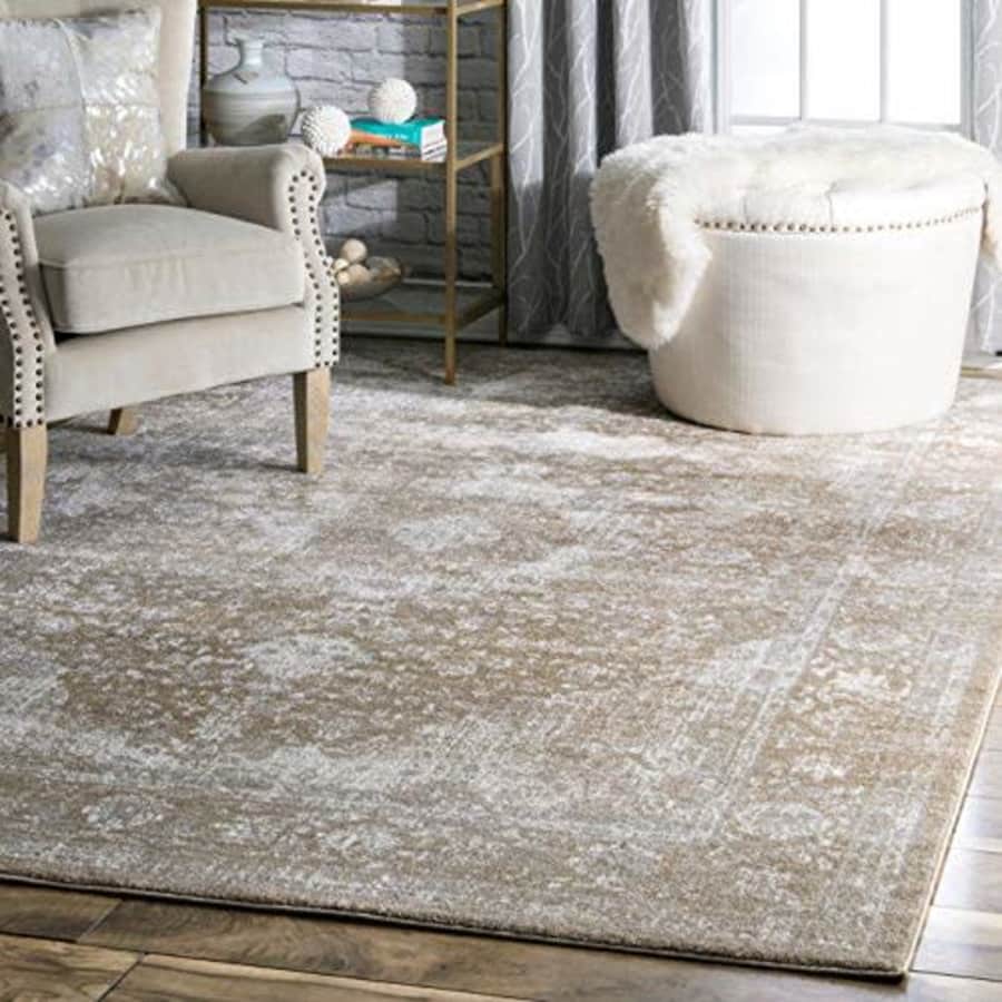 nuLOOM Paisley Verona Vintage Persian Area Rug, 4' x 6', Brown for $61 nuLOOM Paisley Verona Vintage Persian Area Rug, 4' x 6', Brown for $61