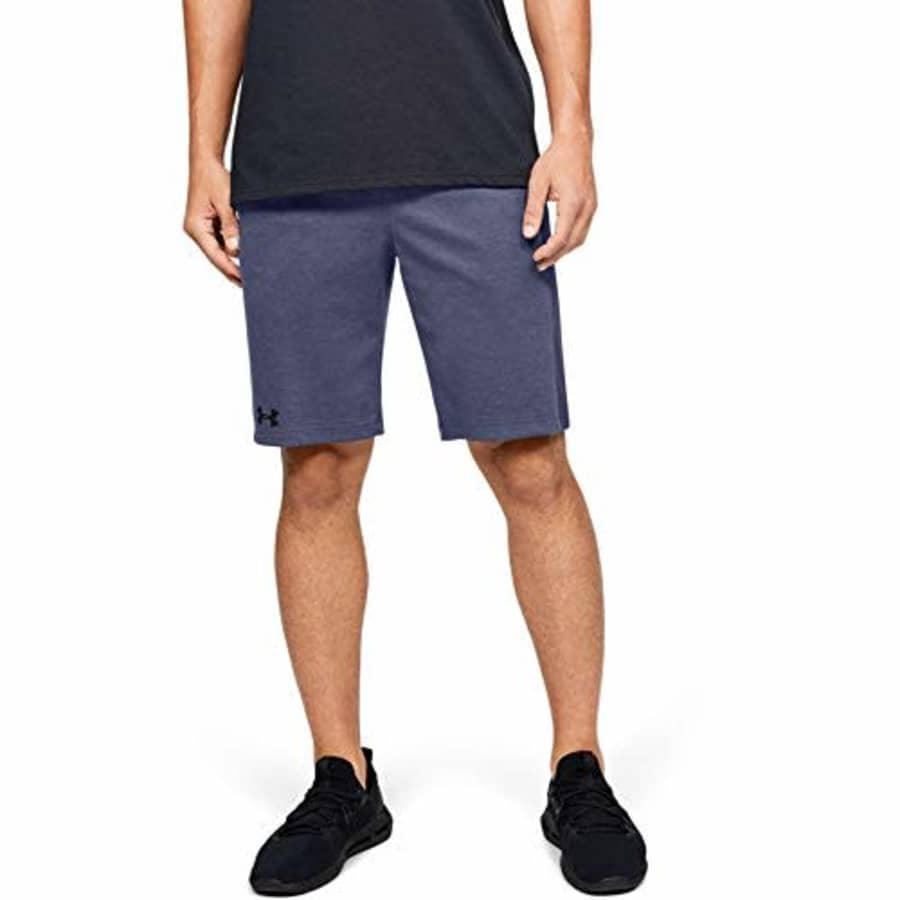 Under Armour Men's 2x Knit Shorts, Blue Ink (497)/Black, Large for $24