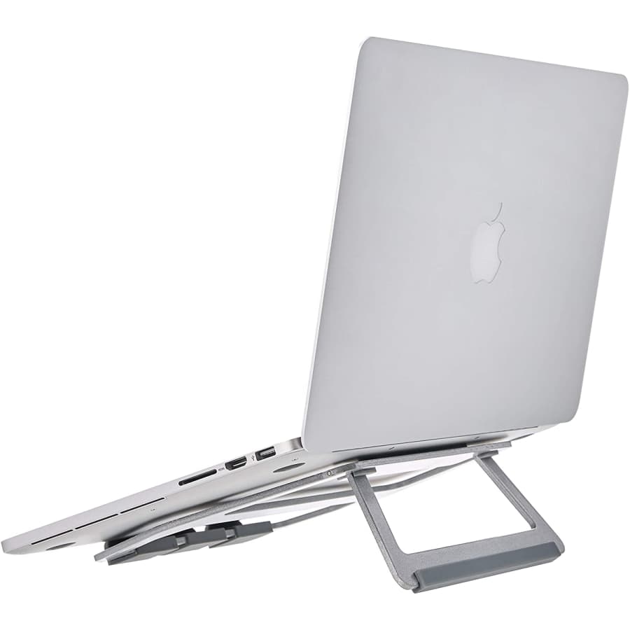 Amazon Basics Aluminum Portable Foldable Laptop Support Stand for $17