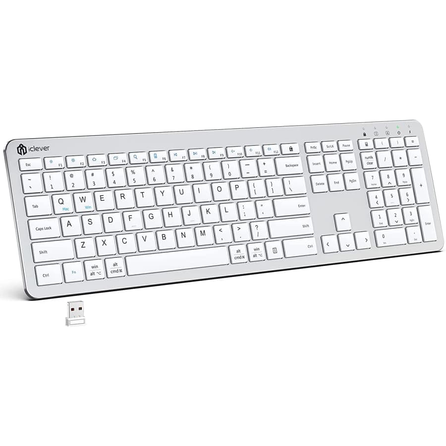 iClever Stainless Steel Wireless Keyboard for $14 iClever Stainless Steel Wireless Keyboard for $14