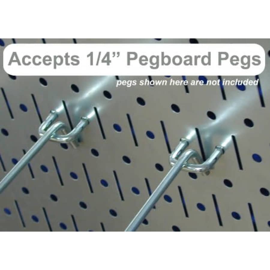 Wall Control Metal Pegboard Utility Tool Storage Kit with Black Pegboard and Black Accessories for $100 Wall Control Metal Pegboard Utility Tool Storage Kit with Black Pegboard and Black Accessories for $100