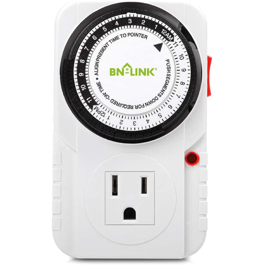 BN-LINK 24-Hour Plug-in Mechanical Timer for $9