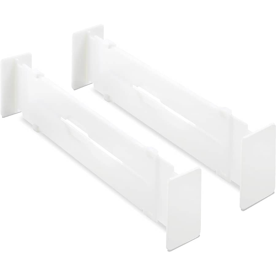 Whitmor Adjustable Drawer Divider 2-Pack for $12 Whitmor Adjustable Drawer Divider 2-Pack for $12