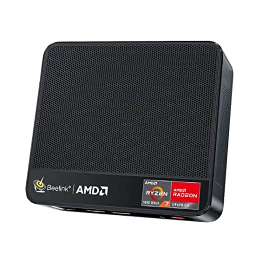 Beelink SER5 Mini PC 16GB RAM 500GB M.2 SSD,AMD Ryzen 7 5800H(8C/16T,Up to 4.4GHz) Mini for $299