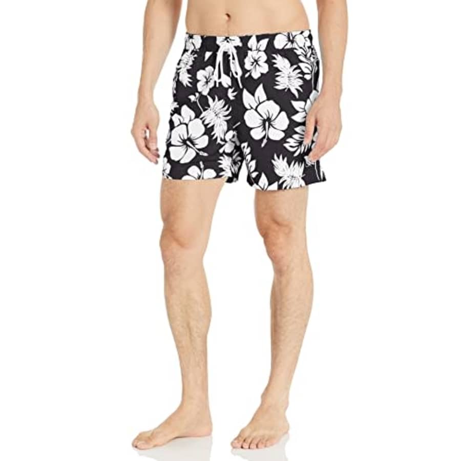 Calvin Klein Men's Standard UV Protected Quick Dry Swim Trunk, Black, Medium for $22 Calvin Klein Men's Standard UV Protected Quick Dry Swim Trunk, Black, Medium for $22