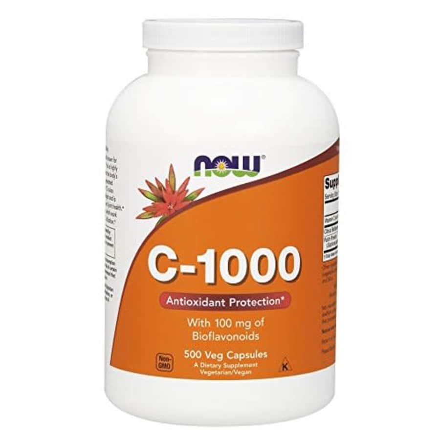 Now Foods NOW Supplements, Vitamin C-1,000 with 100 mg of Bioflavonoids, Antioxidant Protection*, 500 Veg for $30