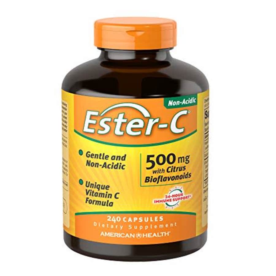 American Health Ester-C with Citrus Bioflavonoids Capsules - Gentle On Stomach, Non-Acidic Vitamin for $49