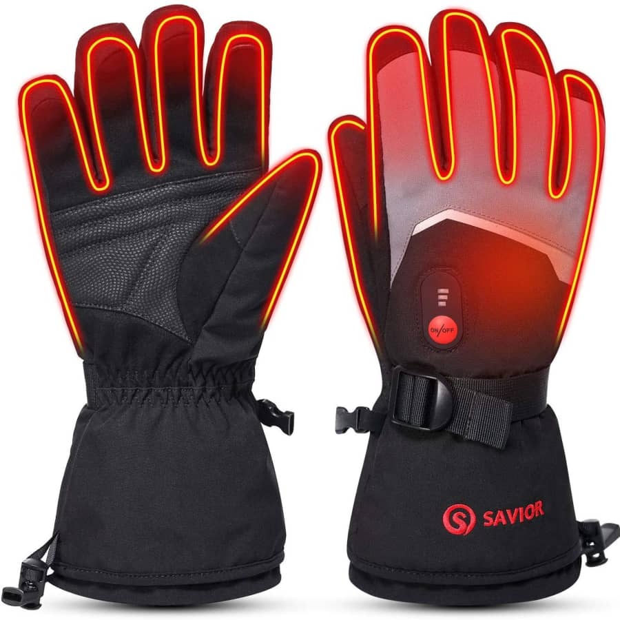Savior Heat Adults' Rechargeable Heated Gloves for $74
