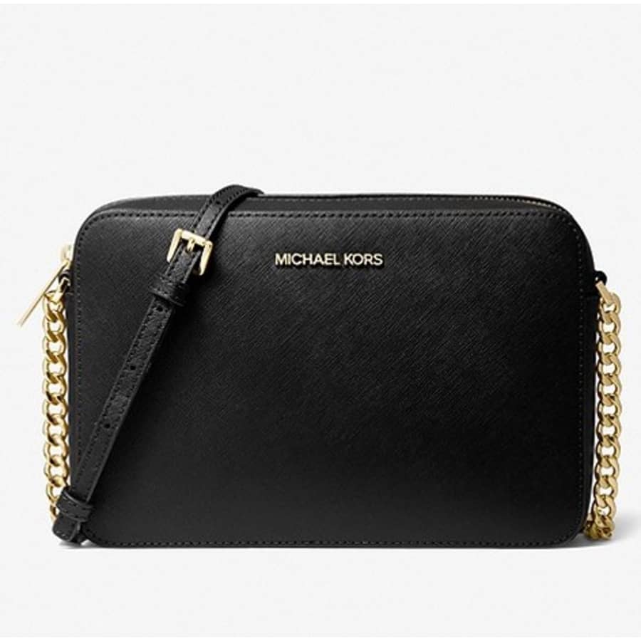 Michael Kors Jet Set Large Saffiano Leather Crossbody Bag for $79 Michael Kors Jet Set Large Saffiano Leather Crossbody Bag for $79
