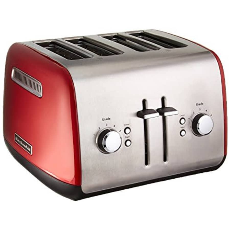 KitchenAid KMT4115ER Toaster with Manual High-Lift Lever, Empire Red for $100
