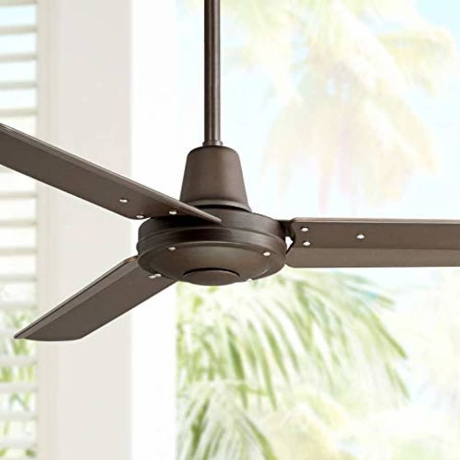 Casa Vieja 44" Plaza Industrial Outdoor Ceiling Fan with Remote Control Oil Rubbed Bronze Damp Rated for Patio for $130 Casa Vieja 44" Plaza Industrial Outdoor Ceiling Fan with Remote Control Oil Rubbed Bronze Damp Rated for Patio for $130