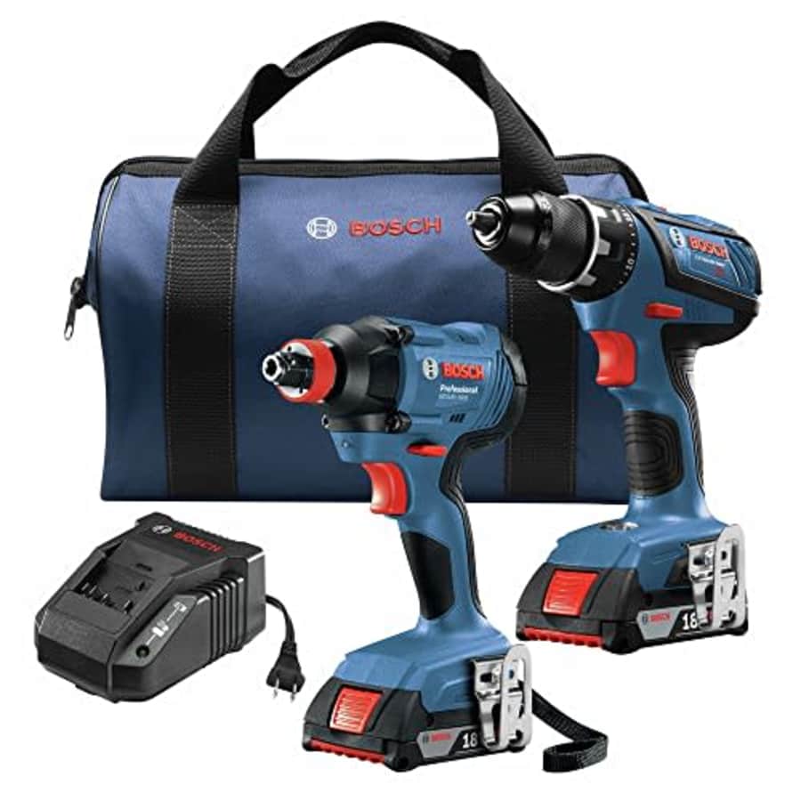 Bosch GXL18V-232B22-RT 18V Compact Tough Lithium-Ion 1/2 in. Cordless Drill Driver / 1/4 in. and for $197 Bosch GXL18V-232B22-RT 18V Compact Tough Lithium-Ion 1/2 in. Cordless Drill Driver / 1/4 in. and for $197