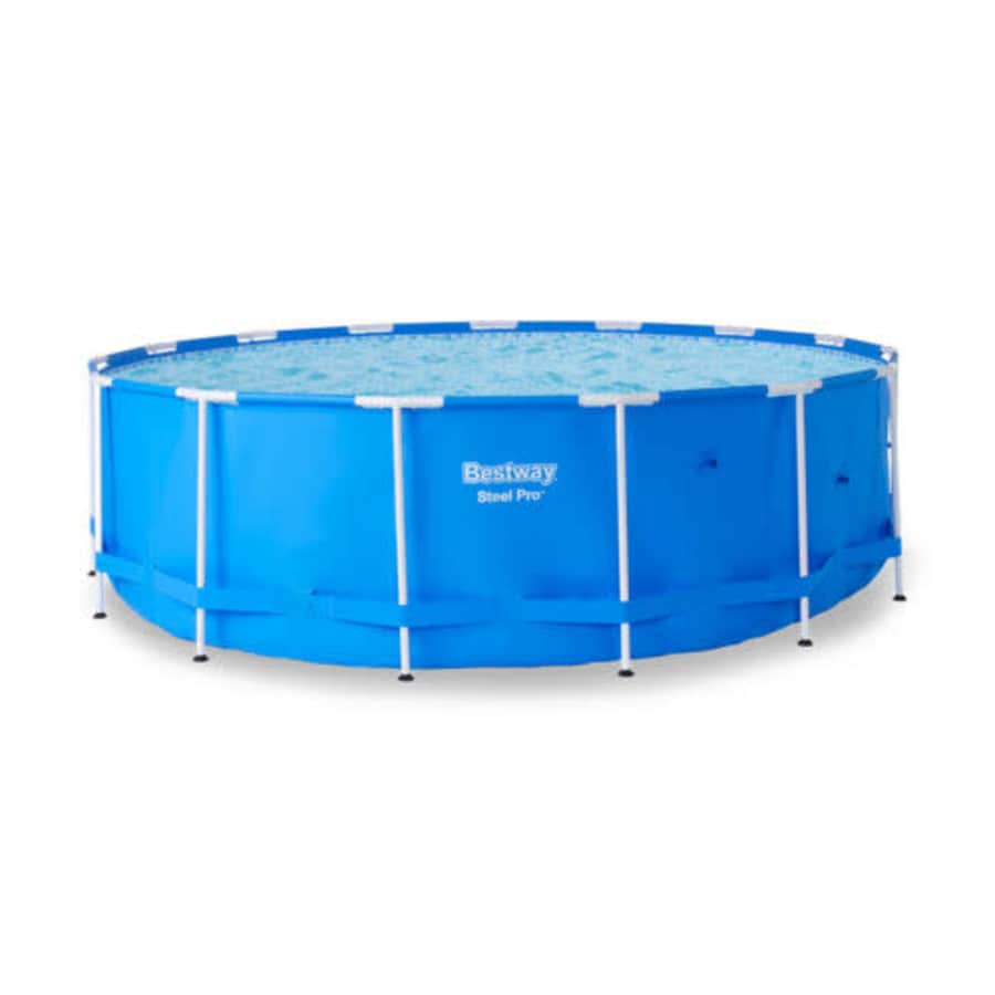 Bestway Steel Pro 15-Foot Above Ground Swimming Pool for $410 Bestway Steel Pro 15-Foot Above Ground Swimming Pool for $410