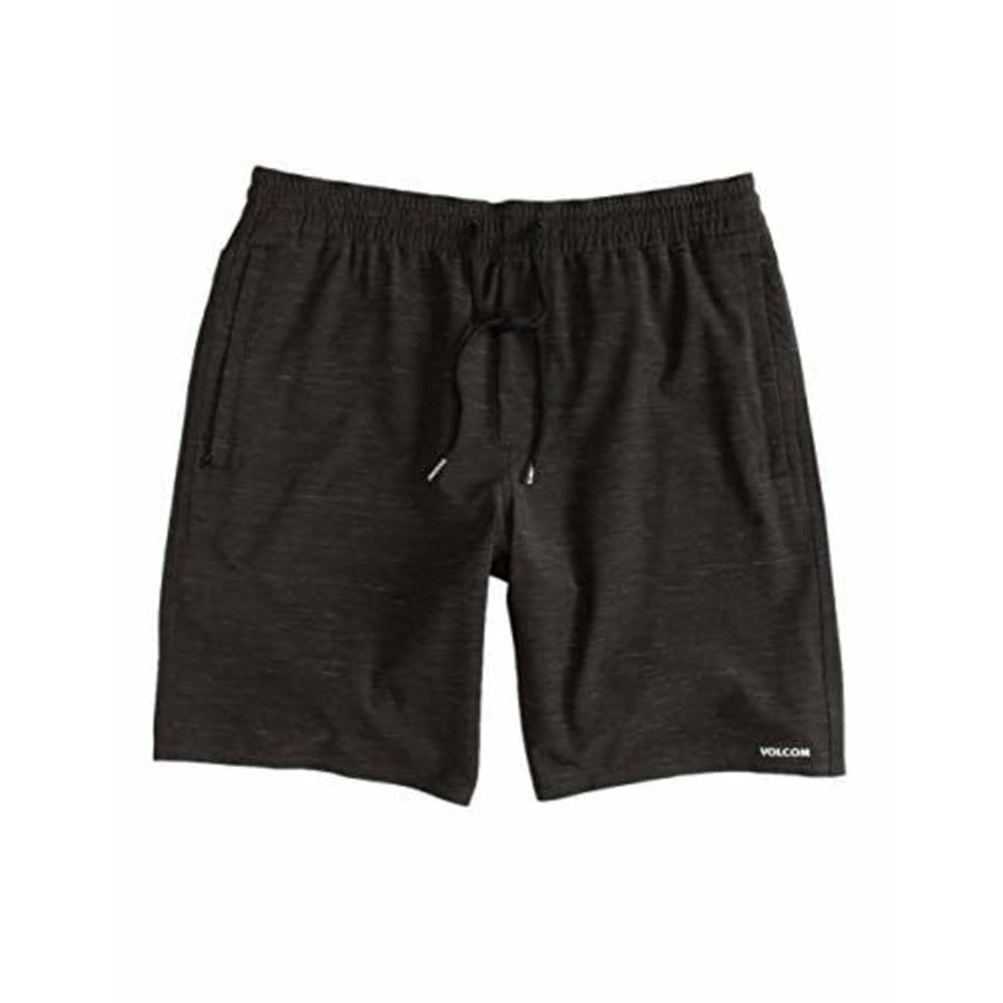 Volcom Men's Packasack 19" Hybrid Lite Shorts, Black, X-Small for $61