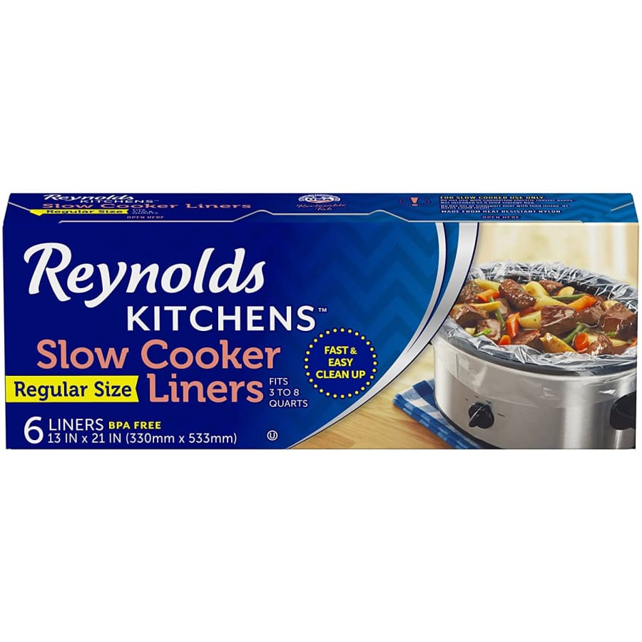 Reynolds Kitchens 6-Count Premium Slow Cooker Liners for $3 Reynolds Kitchens 6-Count Premium Slow Cooker Liners for $3