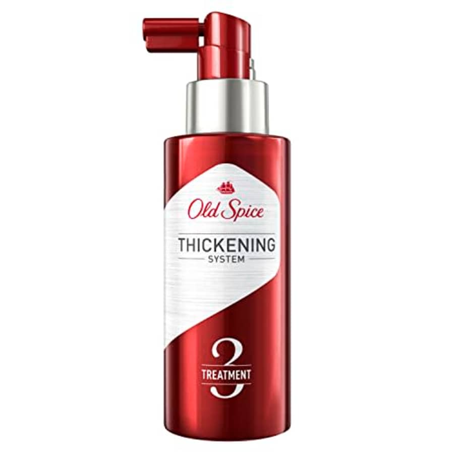 Old Spice Hair Thickening Treatment for Men, Infused with Castor Oil, Step 3, 3.7 Fl Oz for $7 Old Spice Hair Thickening Treatment for Men, Infused with Castor Oil, Step 3, 3.7 Fl Oz for $7