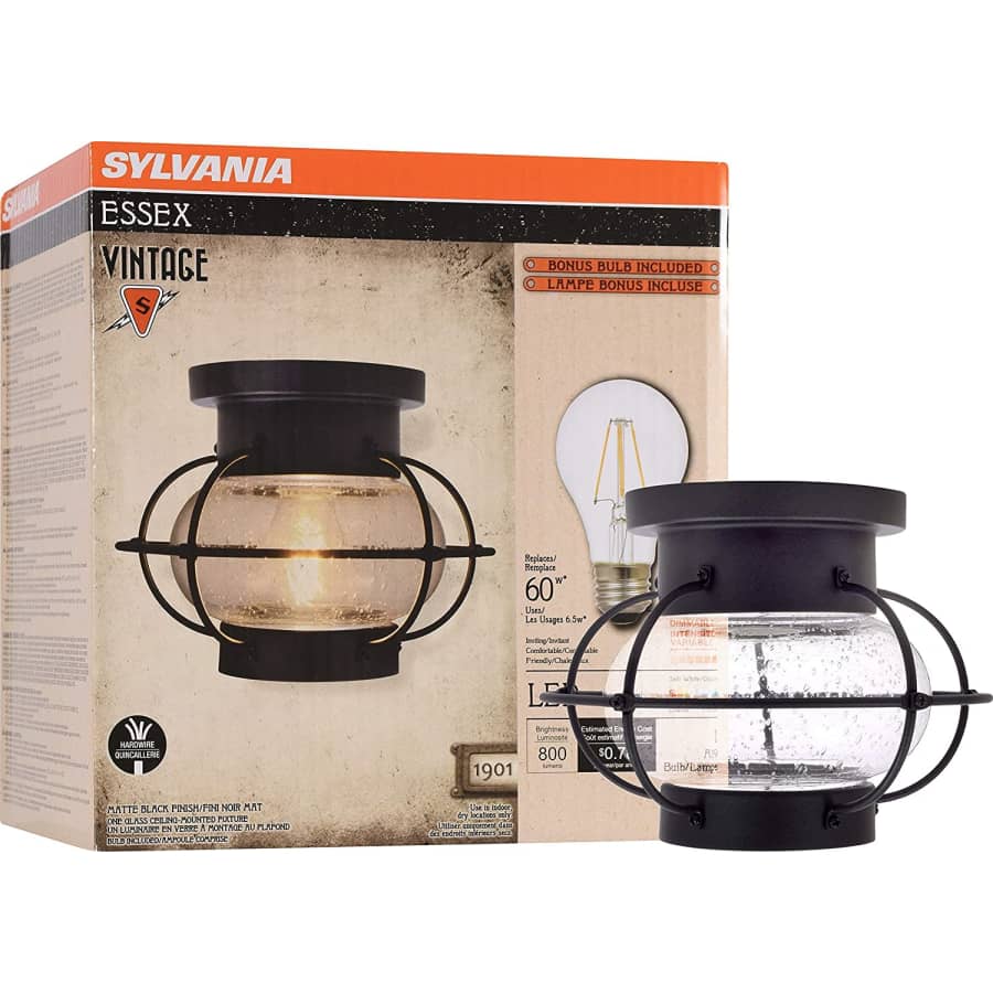 Sylvania Essex Cage Light Fixture for $22