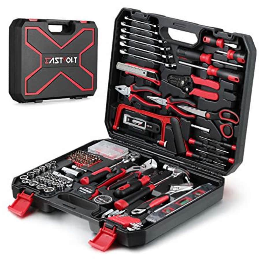 Eastvolt 218-Piece Household Tool Kit, Auto Repair Tool Set, Tool Kits for Homeowner, General for $63
