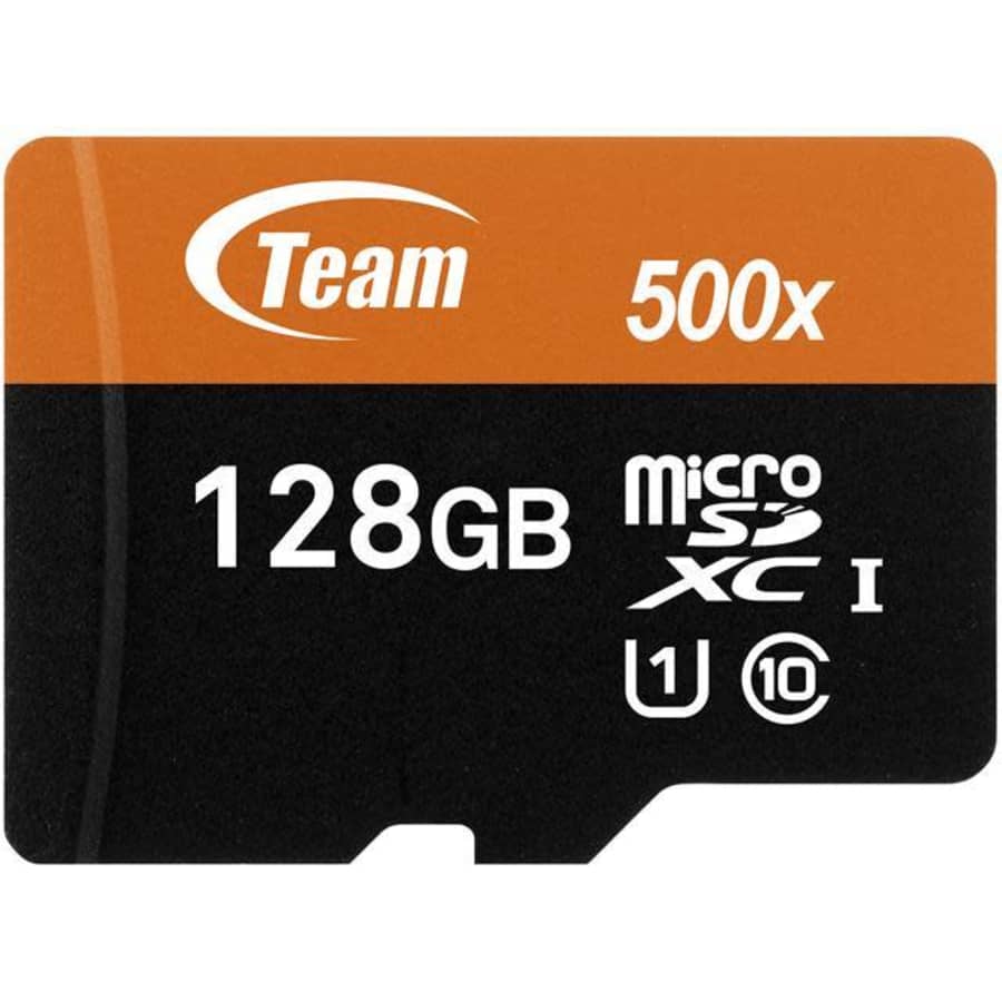 Team Group 128GB microSDXC UHS-I/U1 Class 10 Memory Card for $57 Team Group 128GB microSDXC UHS-I/U1 Class 10 Memory Card for $57
