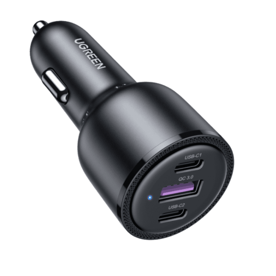 Ugreen 69W 3-Port Car Charger for $30