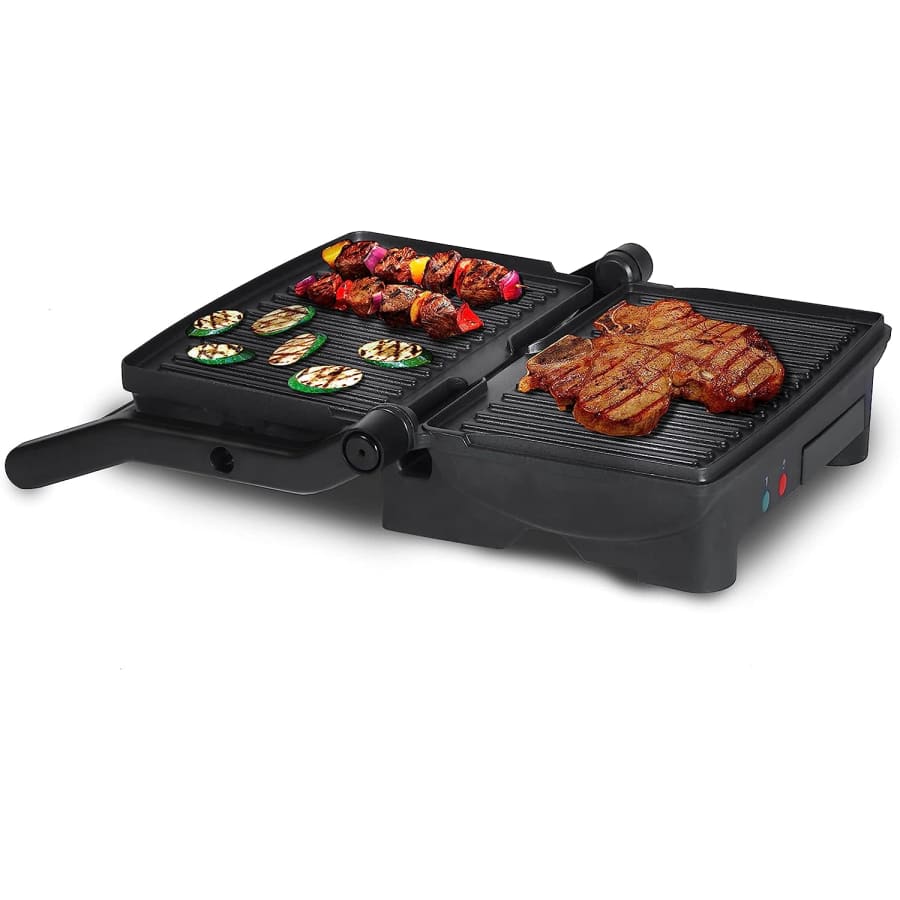 Elite Gourmet 2-in-1 Nonstick Panini Press & Indoor Grill for $31