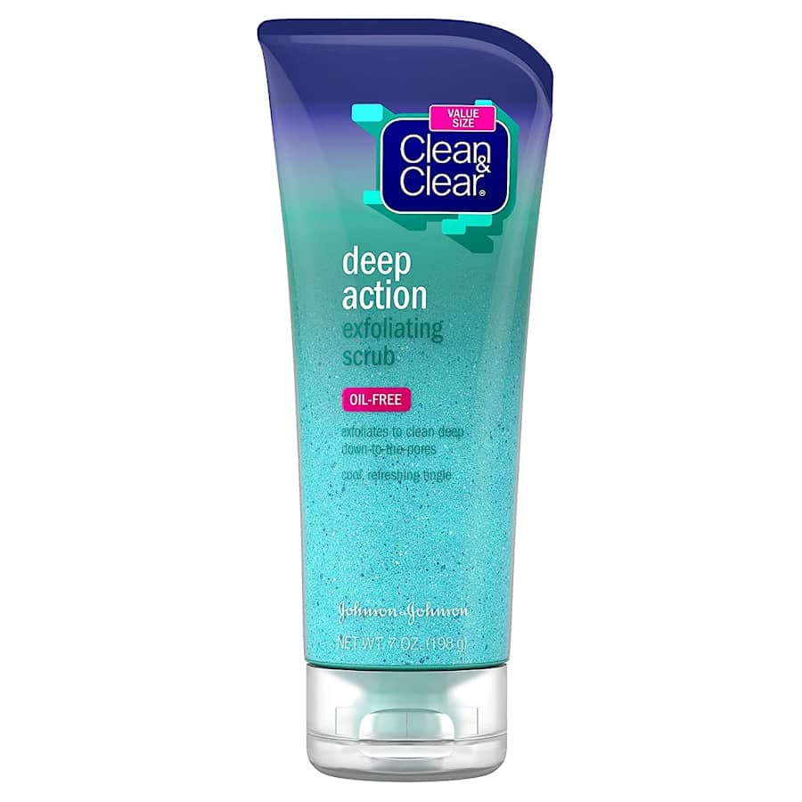 Clean & Clear Oil-Free Deep Action Exfoliating Facial Scrub for $5 Clean & Clear Oil-Free Deep Action Exfoliating Facial Scrub for $5