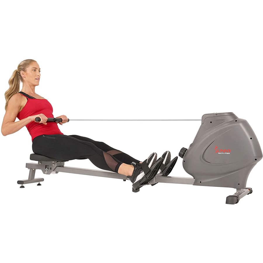 Sunny Health & Fitness Compact Folding Magnetic Rowing Machine for $220