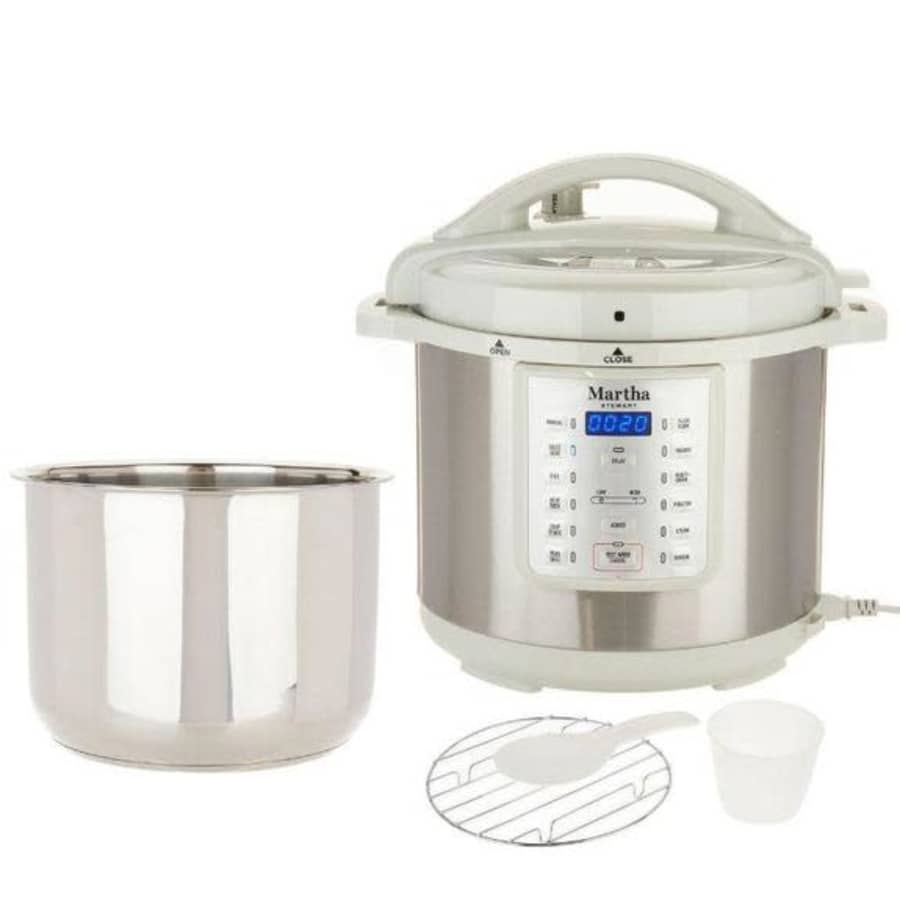 Martha Stewart 8-Qt. 7-in-1 Pressure Cooker for $60 Martha Stewart 8-Qt. 7-in-1 Pressure Cooker for $60
