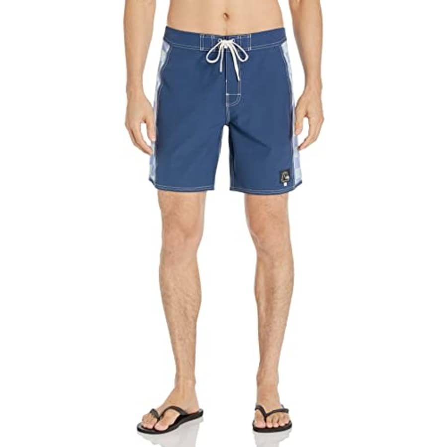Quiksilver Men's Standard Original Arch 18 Boardshort Swim Trunk Bathing Suit, Insignia Blue, 40 for $24 Quiksilver Men's Standard Original Arch 18 Boardshort Swim Trunk Bathing Suit, Insignia Blue, 40 for $24