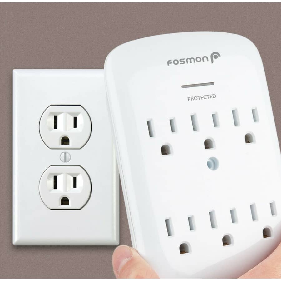 Fosmon 6-Outlet Surge Protector for $11