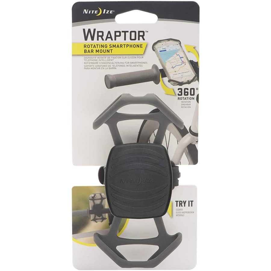 Nite Ize Wraptor Smartphone Bar Mount for $20 Nite Ize Wraptor Smartphone Bar Mount for $20