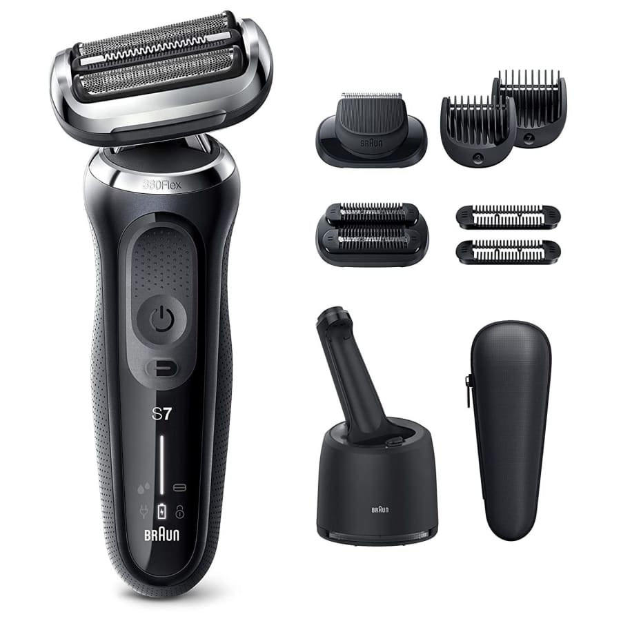 Braun Series 7 Men's 4-in-1 Electric Razor Set for $145 Braun Series 7 Men's 4-in-1 Electric Razor Set for $145