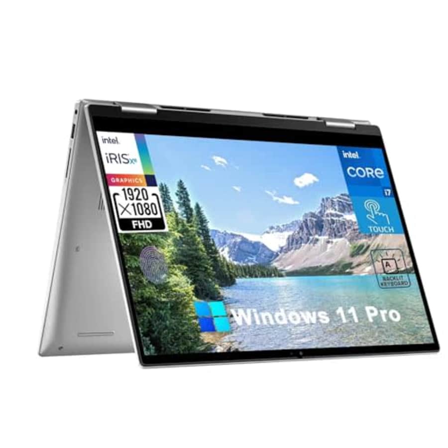 Dell Inspiron 7430 2-in-1 Business Laptop[Windows 11 Pro], 14" FHD+ (1920x1200) Touchscreen, 13th for $489