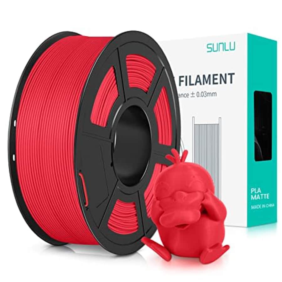 SUNLU 3D Printer Filament PLA Matte 1.75mm, Neatly Wound Filament, Smooth Matte Finish, Print with for $16 SUNLU 3D Printer Filament PLA Matte 1.75mm, Neatly Wound Filament, Smooth Matte Finish, Print with for $16