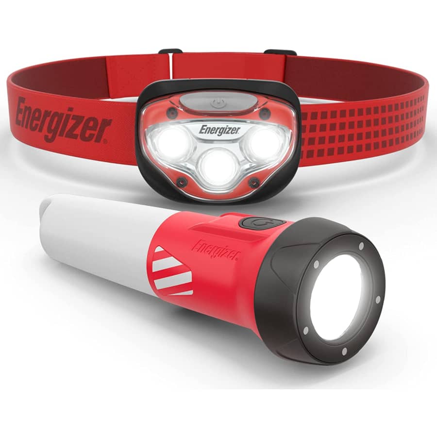 Energizer LED Headlamp + Flashlight PRO Safety Kit for $15