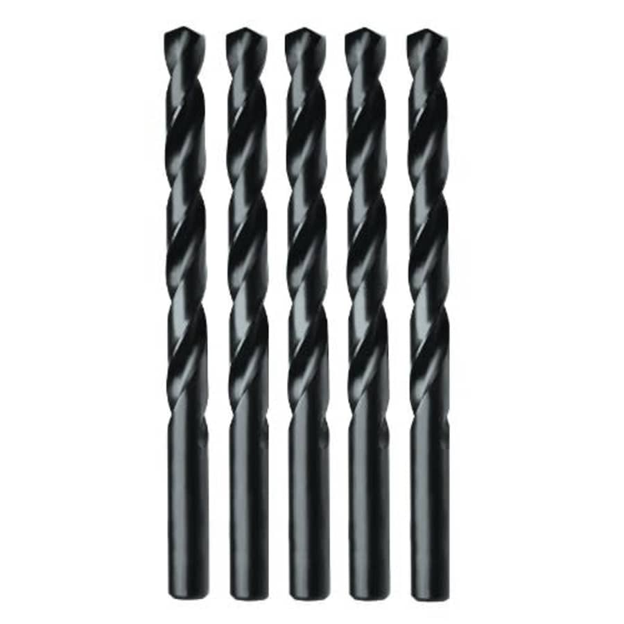Irwin Tools 67517 17/64-Inch Black Oxide 135-Degree Jobber Length, Pack of 5 for $9